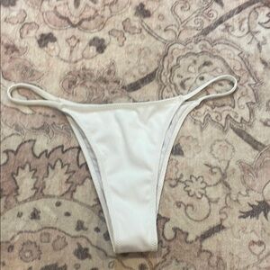 Elegant White Women's Swim Bottom